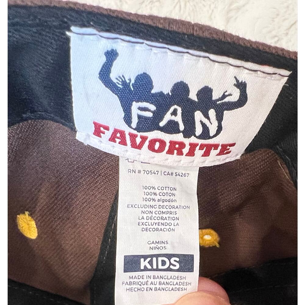 New SD San Diego PADRES Kids Youth Baseball Hat Cap OS Brown Fan Favorite MLB - Picture 6 of 7
